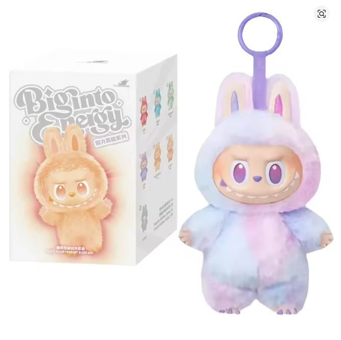 For La*bu*bu The Monsters V3 Big Into Energy Series Dollls Plush Toys Keychain
