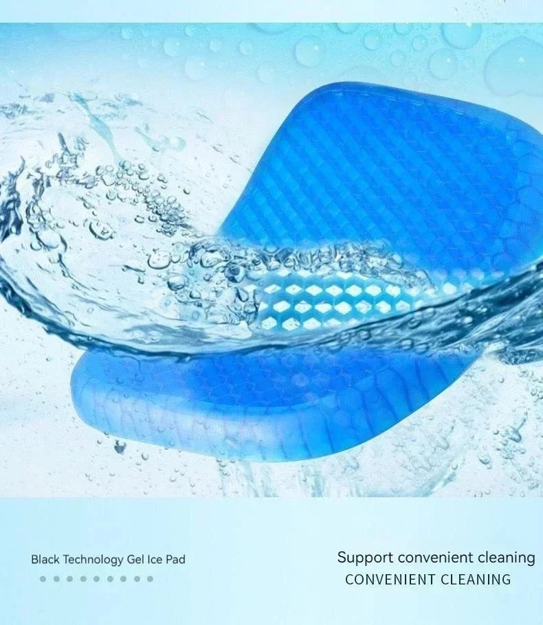 Honeycomb Breathable Gel Seat Cushion Cooling Double Thick Egg Sitting Pad Mat