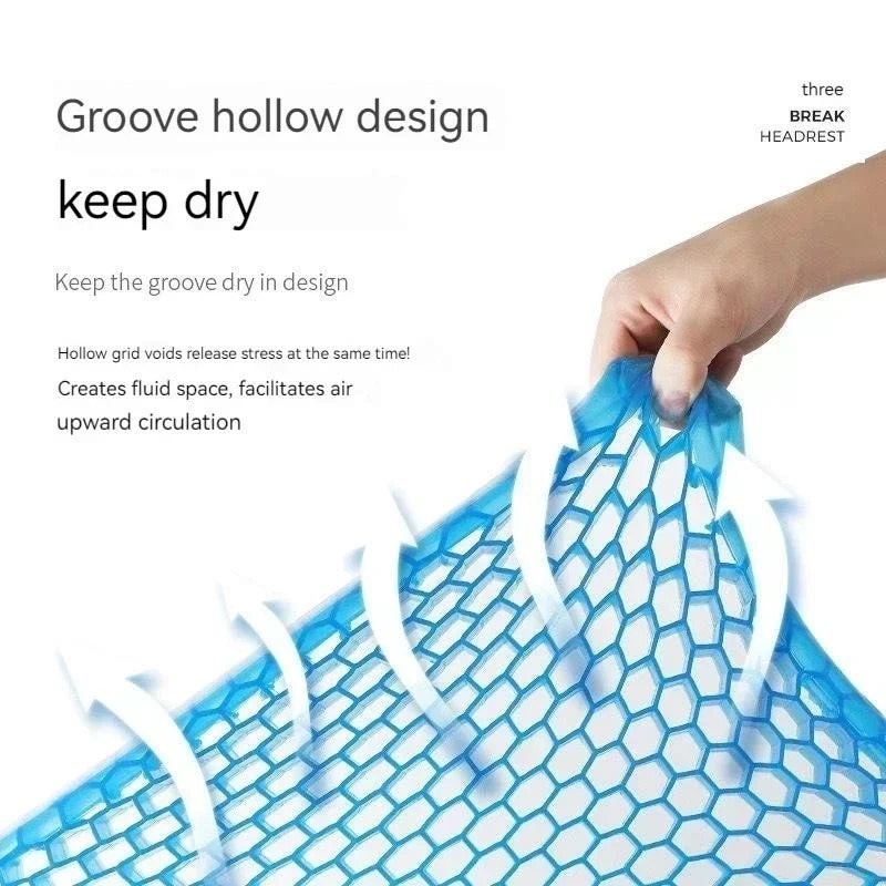 Honeycomb Breathable Gel Seat Cushion Cooling Double Thick Egg Sitting Pad Mat