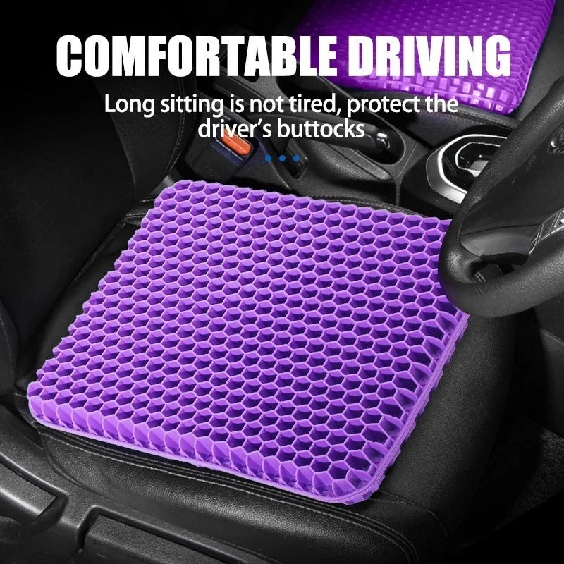 Honeycomb Breathable Gel Seat Cushion Cooling Double Thick Egg Sitting Pad Mat